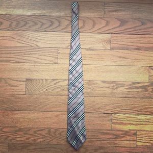 Burberry Diagonal Stripe Pattern Tie